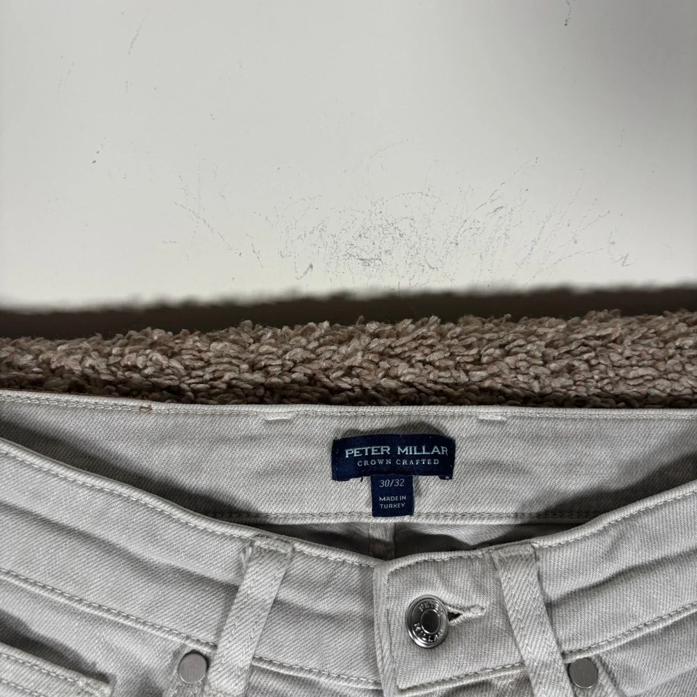 Peter Millar Crown Crafted Fairfield Tailored‎ Fit Grey Stretch Pants 30/32